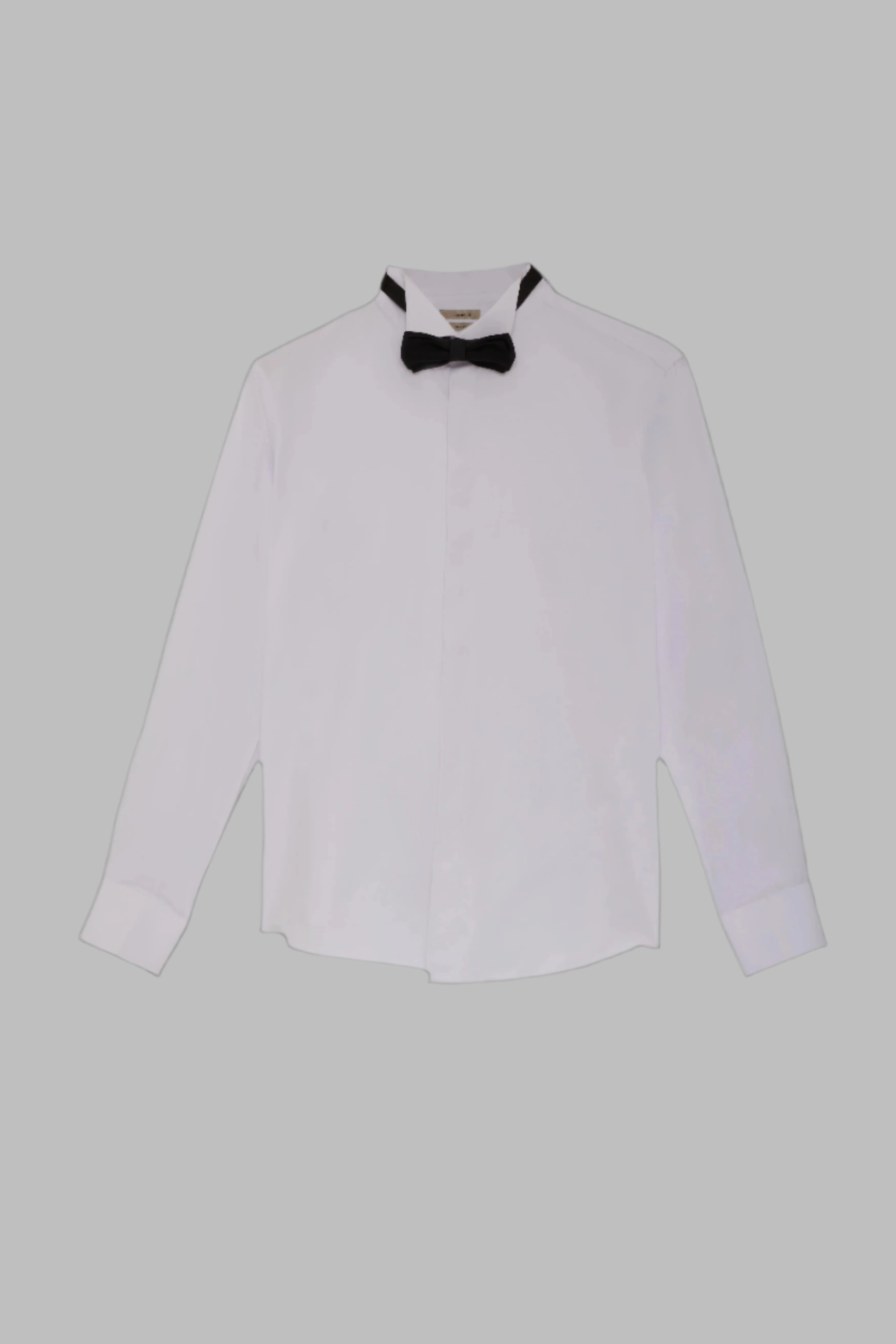 White Tuxedo Shirt - Wingtip Collar - Cufflinks